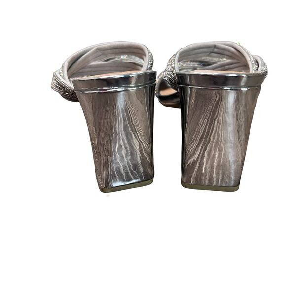 A NEW DAY Tammy Rhinestone Heels Silver - Picture 5 of 5